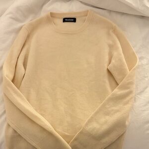 NAADAM Cream Cashmere Sweater